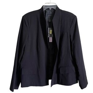 Investments II Black Open‎ Front Jacket / Blazer Women's Plus Size 18 NWT